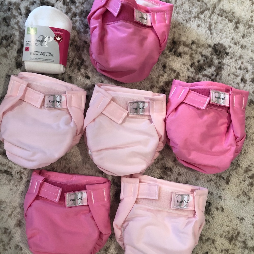 Kushies Cloth Diaper Lot* Never Used*